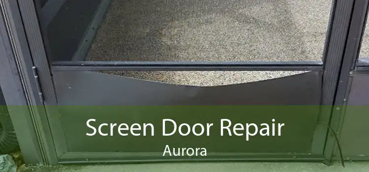 Screen Door Repair Aurora